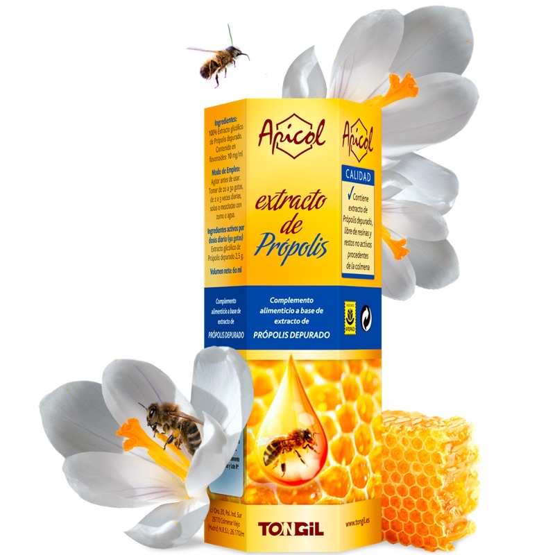 [DATE 09/25] Keo ong extrait de Propolis Apicol 60ml