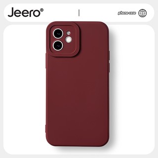 Ốp lưng JEERO mềm chống bẩn chống sốc Cho iPhone 15 14 13 12 11 Pro Max SE 2020 X XR XS 8 7 ip 6S 6 Plus YCS10
