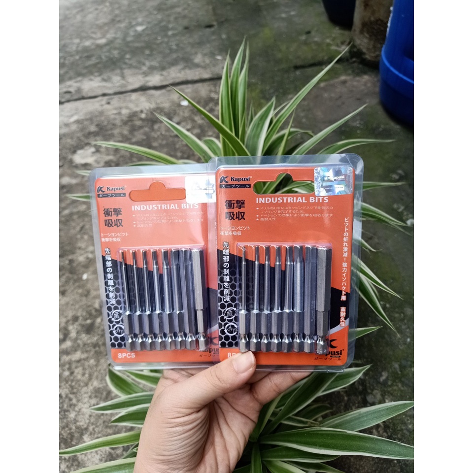 Bộ vit 8 đầu lục giác dành cho khoan, máy bắn vít