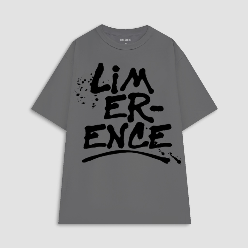 Áo thun form rộng LIMERENCE Basic Tee graffiti vải cotton cao cấp co giãn, dày dặn Local Brand