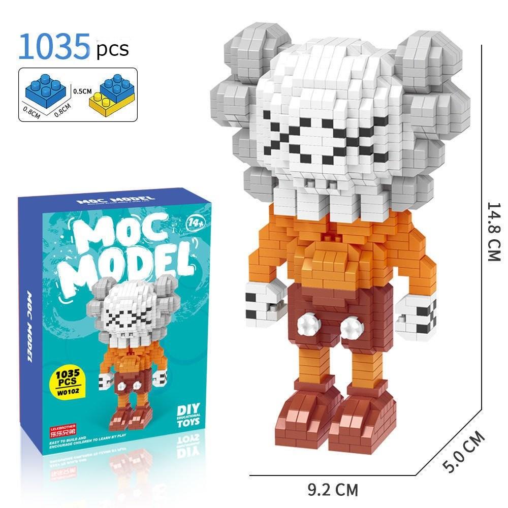 Lego Gấu Moc, Kaws, các nhân vật hoạt hình siêu đẹp và cute