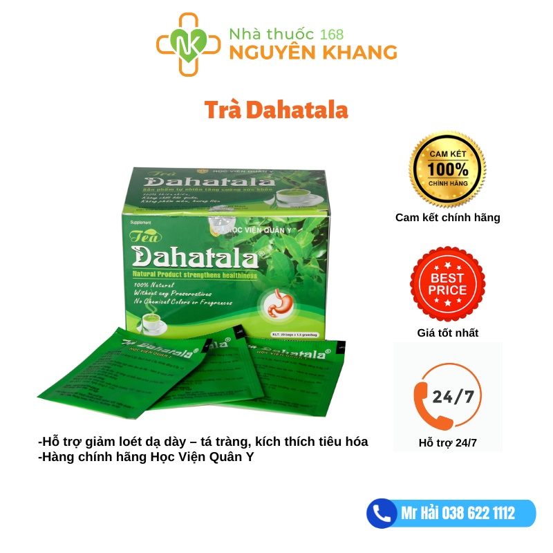 Trà Dahatala Học viện Quân Y - Hỗ trợ Dạ Dày Tá Tràng