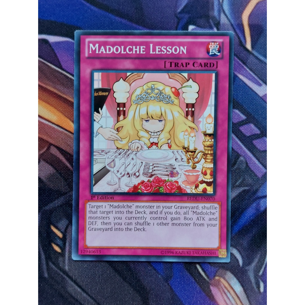 Thẻ Bài Yugioh Mint90 Trap Madolche Lesson - REDU-EN070 - Common