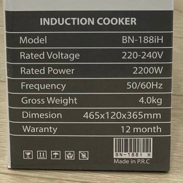 Bếp điện từ đơn âm bàn BENNIX công suất lớn 2200W
