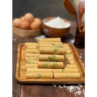 Bánh ống ngò nhân sầu riêng