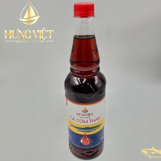 Nước chấm Cá Cơm Than 900ML HưngViệt - Nước mắm Cá Cơm Than