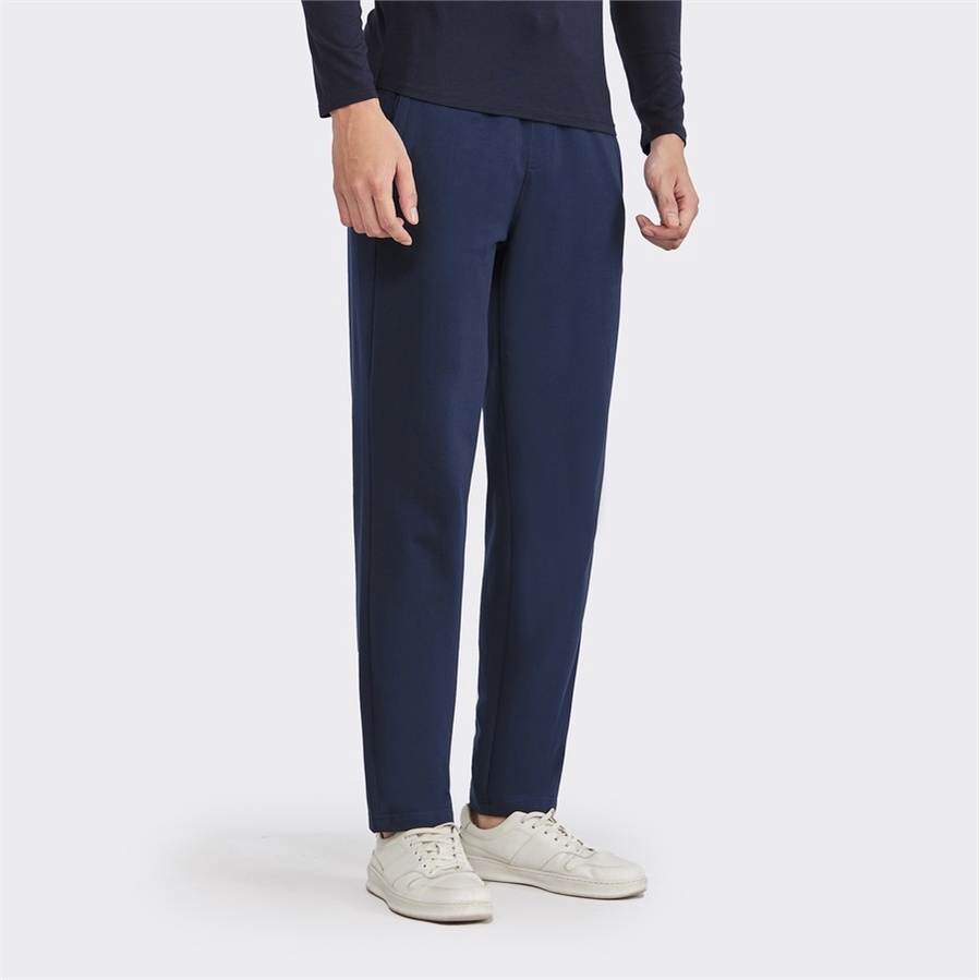 Quần Jogger Nam Thun Dài Thu Đông Thể Thao ARISTINO APA010W2 Dáng regular fit cạp chun gấu suông Vải Cotton Cao Cấp