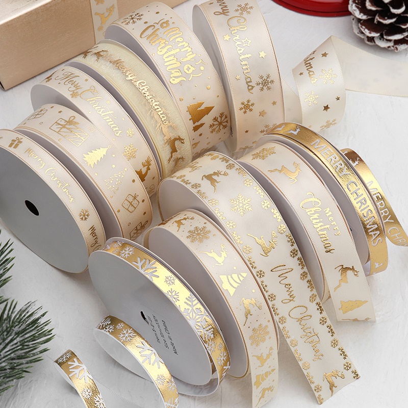 Cuộn Dây Ruy Băng Dài 9.1m Dùng Gói Quà Giáng Sinh