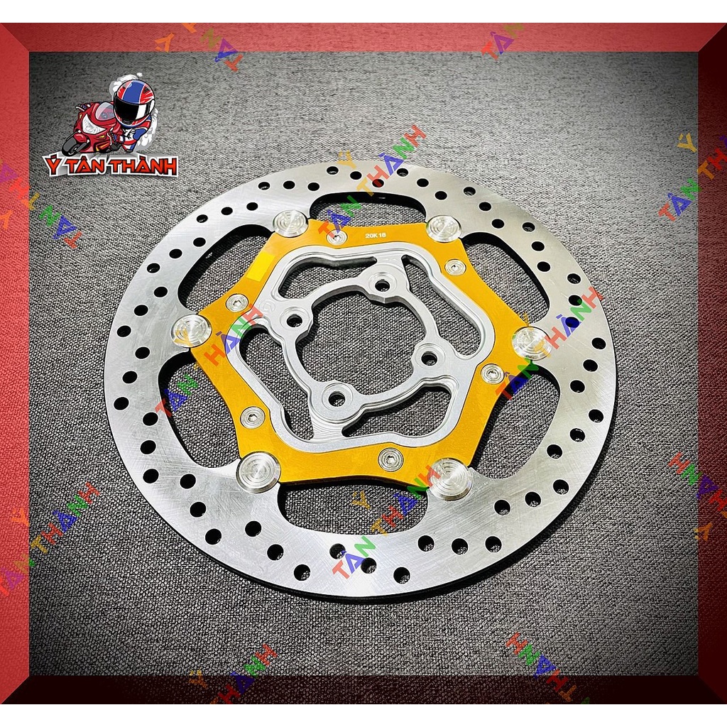 Đĩa thắng rembo over 267mm long đền inox MS36