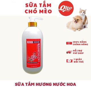 Sữa Tắm Chó mèo Orgo New Sampoo pet 500ml thơm quý phái -Sữa tắm nước hoa cho thú cưng Thơm lâu tận 22h
