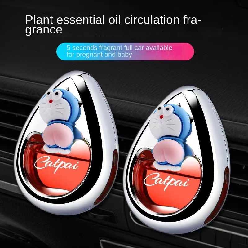 Máy Khuếch Tán Tinh Dầu Thơm Xe Hơi Hình Doraemon / Hoa Nhài / Chanh / Rồng Cổ Xưa / jasmine / Hoa Nhàia Dễ Thương