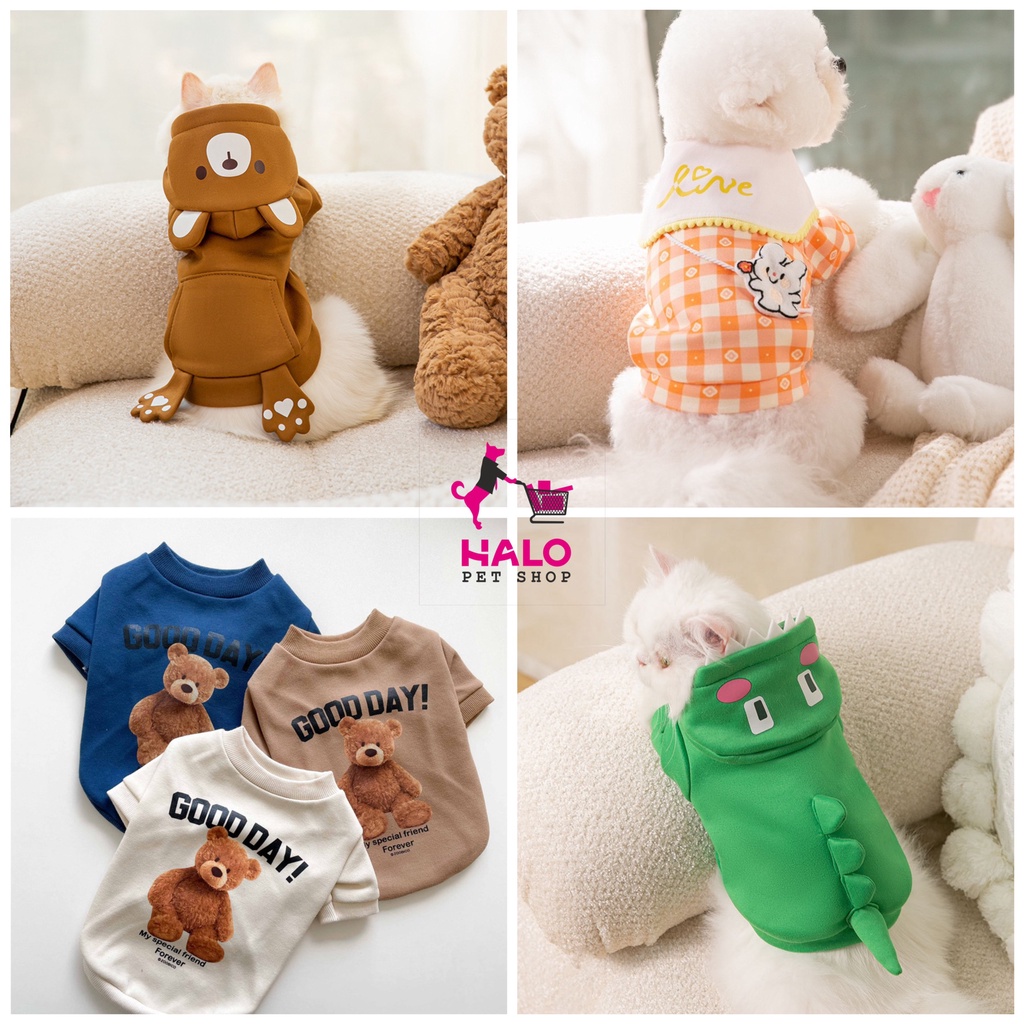 Áo 2 Chân Cho Chó Mèo Mẫu Mới 2022