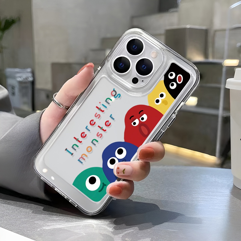 Ốp Điện Thoại Trong Suốt Họa Tiết Hoạt Hình Cho iphone 14ProMax 14Plus 13 11 12 7Plus X XR