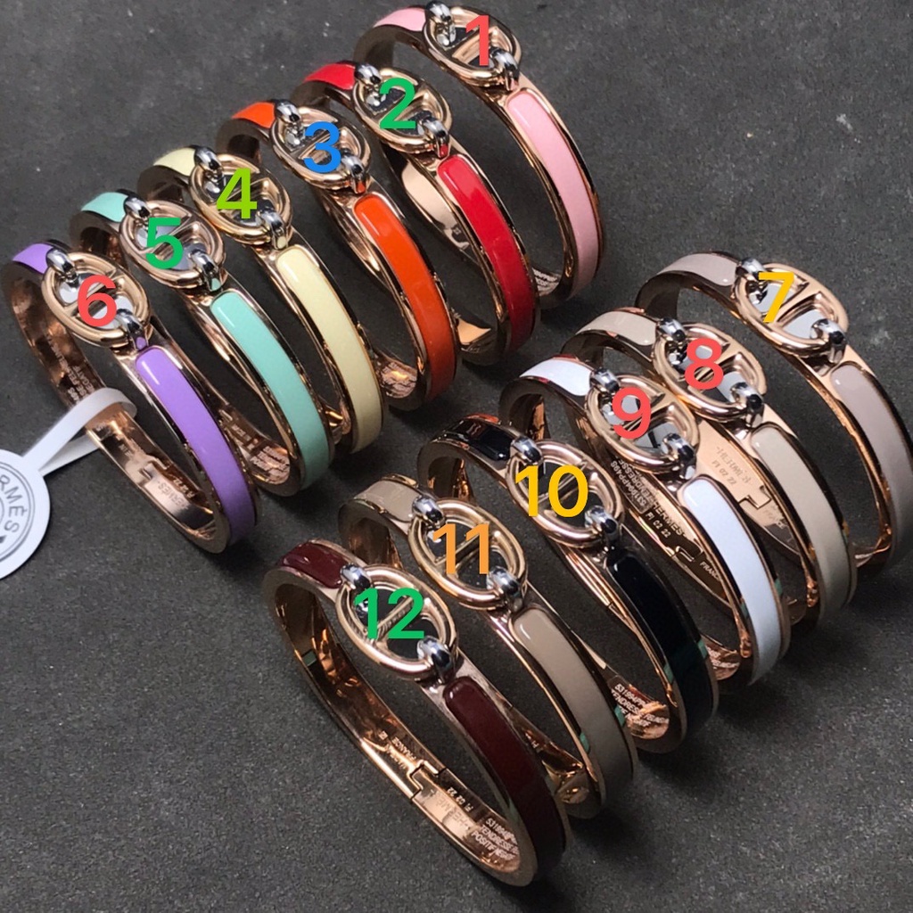 Herme Vòng Tay Hình Mũi Heo Thời Trang Cho Nam Và Nữ