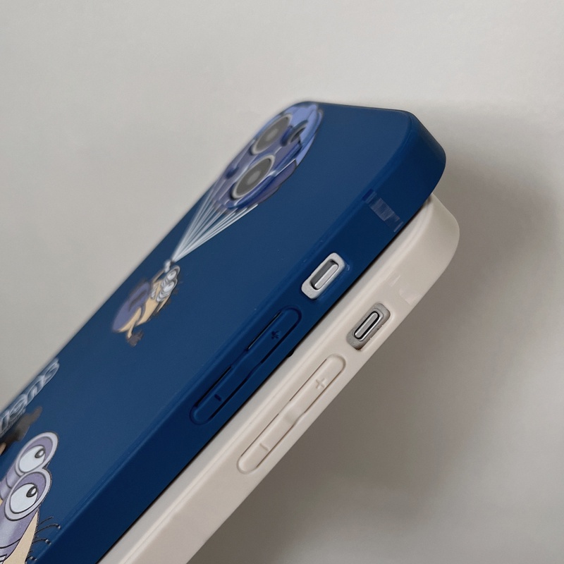 Ốp Điện Thoại Silicon Mềm Họa Tiết Hoạt Hình Gắn Dây Đeo Cho iPhone 14 13 12 11 Pro Max XS Max XR X 8 7 Plus