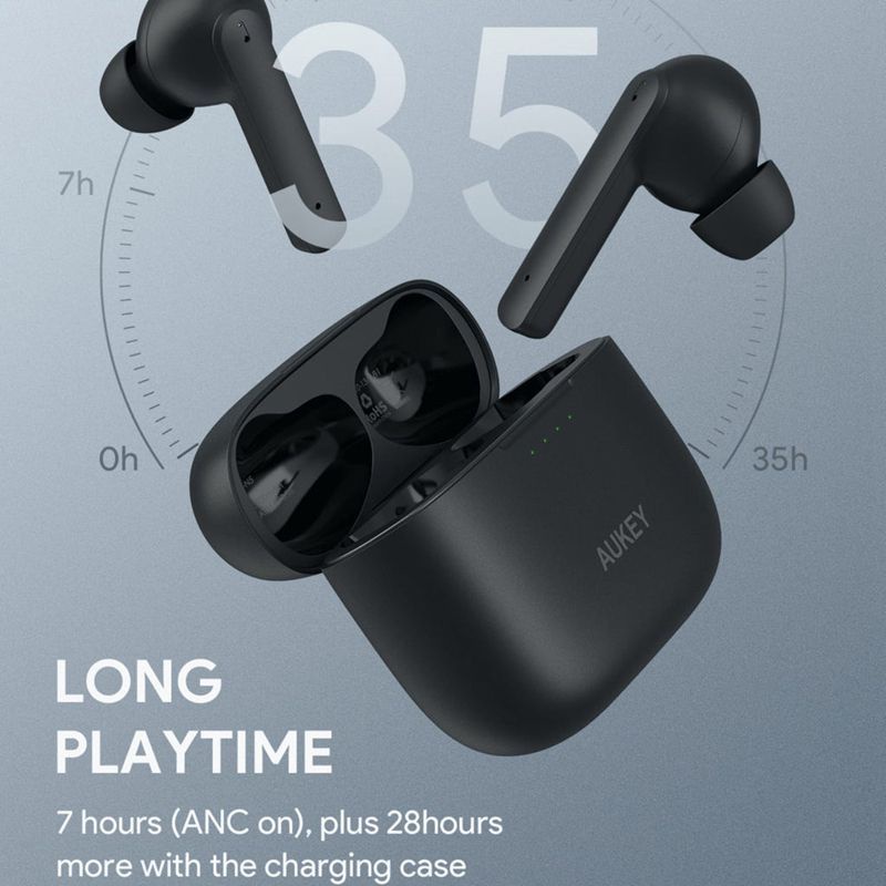 Tai nghe tws aukey ep-n5 pin trâu,  bass mạnh,  kết nỗi dễ dang [ nguyên seal | Bảo hành 6 tháng ]