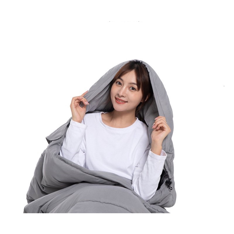 Túi Ngủ Văn Phòng,Dã Ngoại Hình Thang Loại Xịn Cao Cấp Loại 1 Có Thể Ghép Đôi