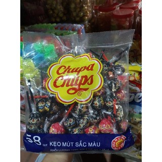 bán sỉ 1 bịch Kẹo mút chupa chups gói 58/60 cây cây mix nhiều vị trái cây cho bé