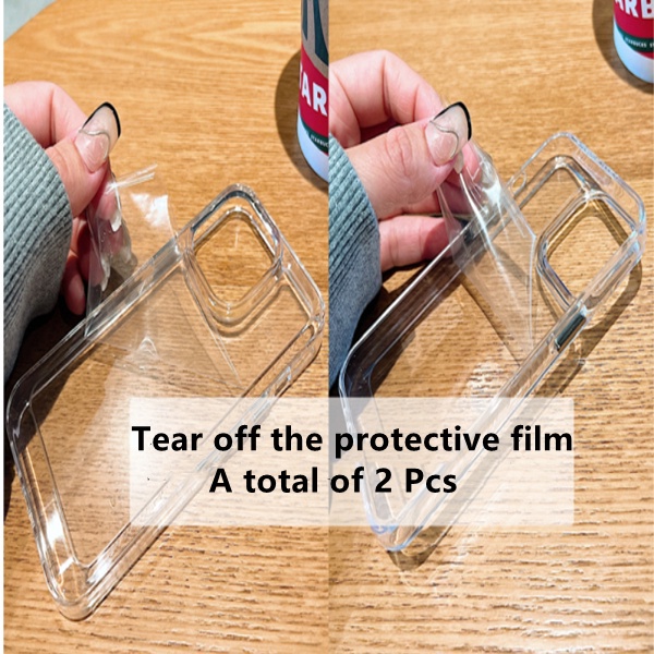 Ốp Điện Thoại Acrylic Cứng Trong Suốt Chống Sốc Sang Trọng Cho iPhone 14 13 12 11 Pro Max 7 8 Plus Mini SE