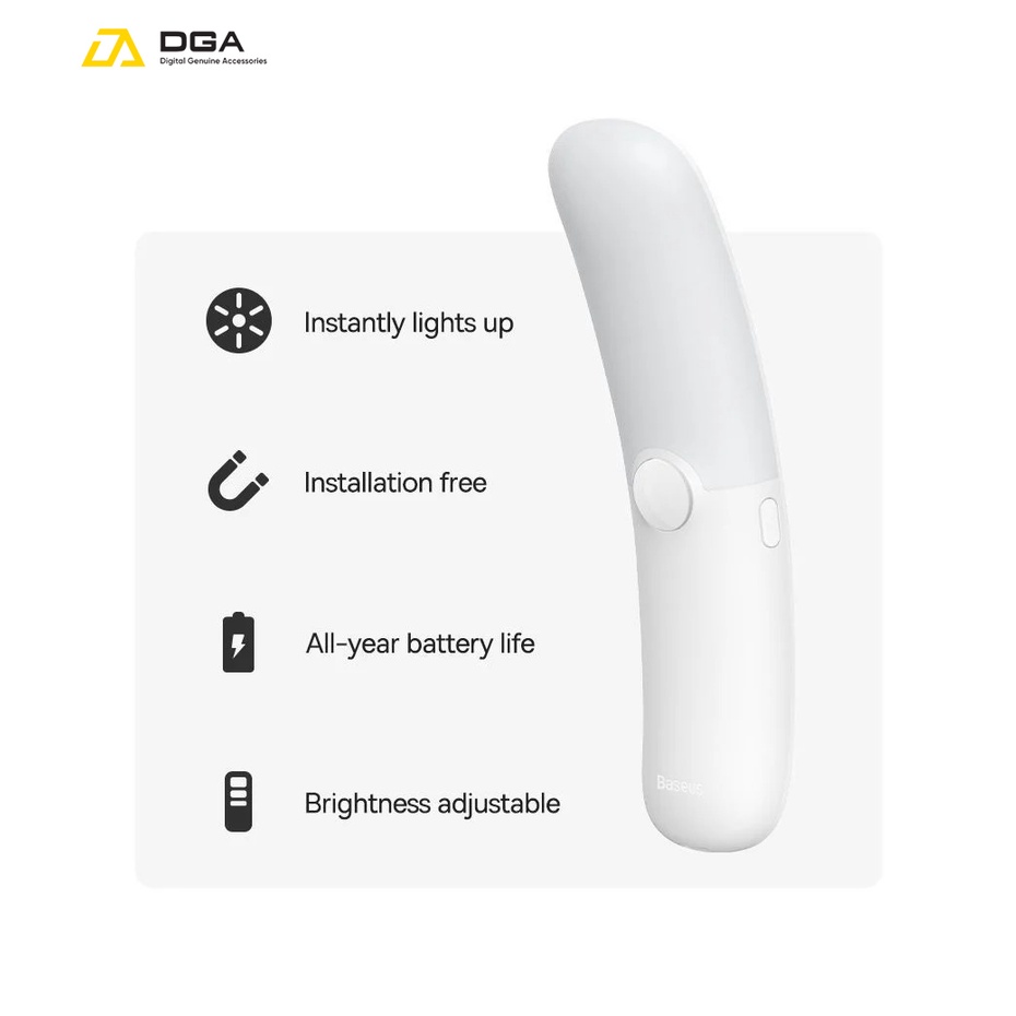 Đèn Cảm Ứng Thông Minh Baseus Crescent Moon Human Body Induction Night Light Hiện Đại Hóa Ngôi Nhà | BigBuy360 - bigbuy360.vn