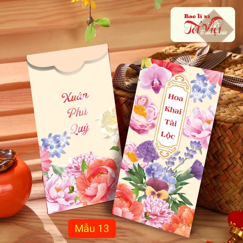 Bao lì xì đẹp 2023 - Xấp 5 cái