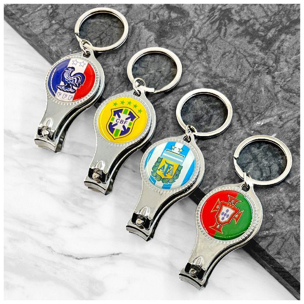 QQMALL Kềm Cắt Móng Tay / Móng Chân 3 Trong 1 Hình Lá Cờ Nước Anh Dành Cho Nam Nữ Giá Đỡ