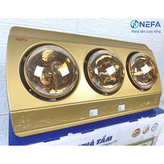 Đèn sưởi nhà tắm 3 bóng Nefa