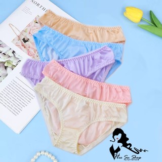Quần lót thun lạnh lụa bóng trơn Angel mã sản phẩm 115 size vòng 3 dưới 96cm