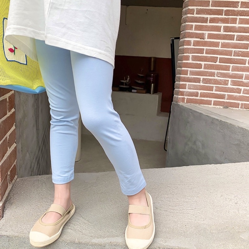 Quần leggings dài cho bé chất Bozip cotton mềm mại , co dãn 4 chiều thoải mái cho bé
