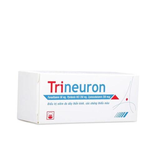 Trineuron ( Vitamin B1 - B6 - B12) hộp 50 viên ..