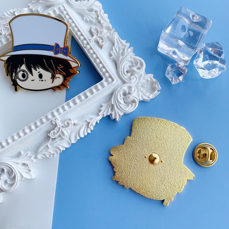 Huy Hiệu Cài Áo Hình Thám Tử Conan Dễ Thương