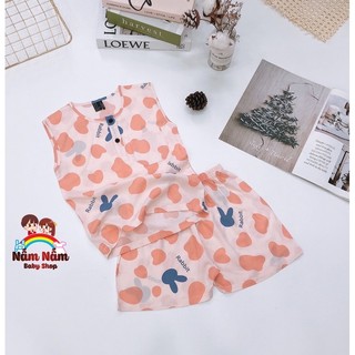 Set mẹ bé trai bé gái chất lanh/tole hàng xuất F21-Bảo Sam