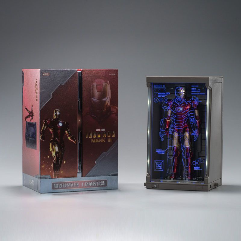 Bộ Mô Hình Nhân Vật Người Sắt Phủ Nano Độc Đáo MK12345067Quà Tặng Dạ Quang