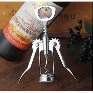 Dụng cụ mở khui nắp chai rượu vang inox cao cấp, siêu bền, đồ khui rượu vang, khui bia đa năng
