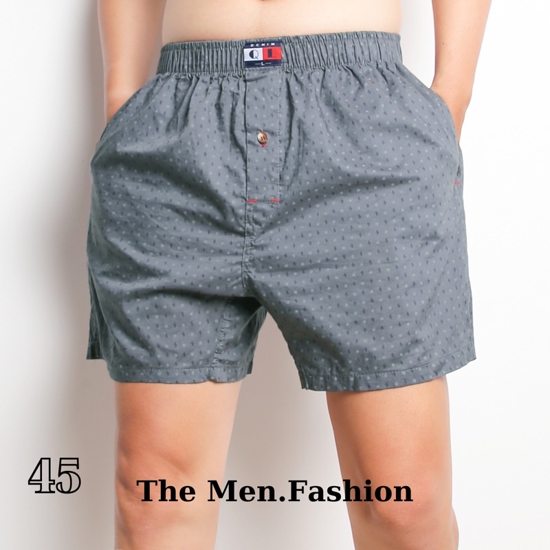 Quần đùi ngủ nam mặc nhà TheMen (100% chất cotton) - Quần ngủ nam ( Mã số: 44-45-46-47-48 )