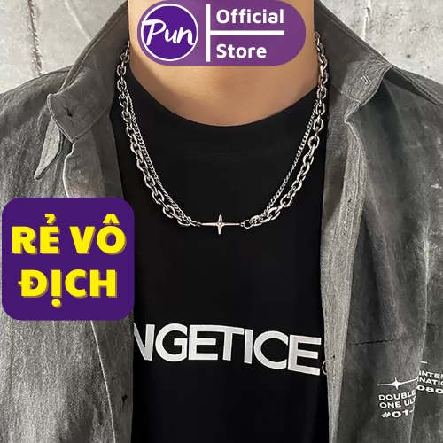 Vòng Cổ Nam Dây Đeo Unisex Thời Trang Nam Nữ Basic Punstore Màu Đen - Dây Chuyền ENCHANTED