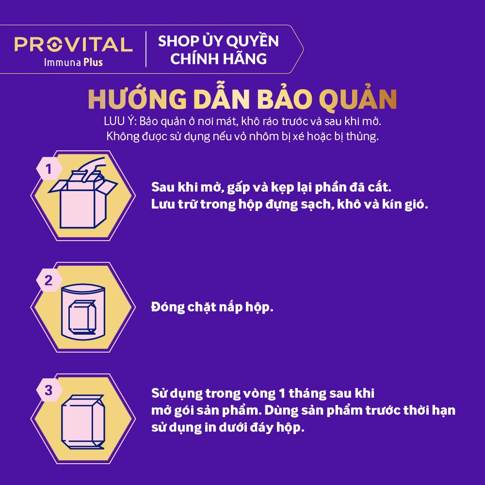 Sữa Provital Immuna Plus 480g- 960g