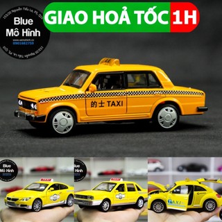 Xe mô hình taxi Volkswagen Beetle 1:32