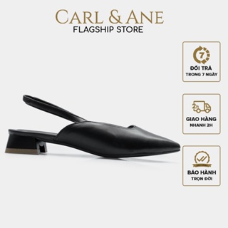 Carl & Ane - Giày cao gót mũi vuông phong cách Hàn Quốc cao 3cm màu Đen