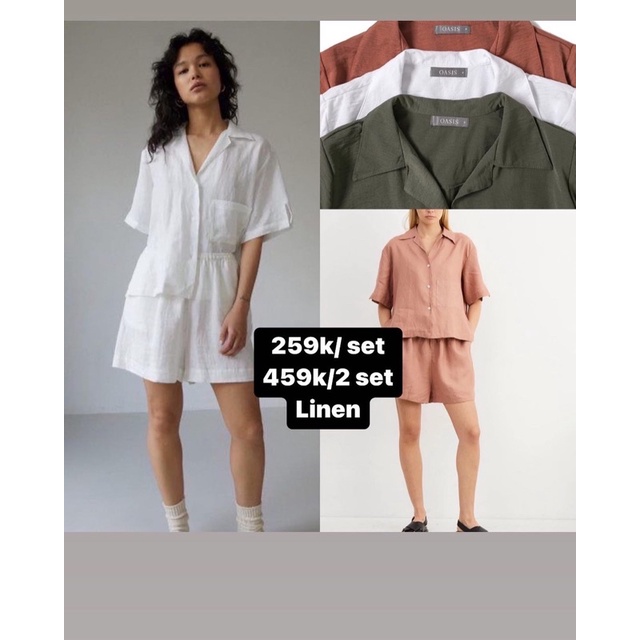 bộ set linen pijama