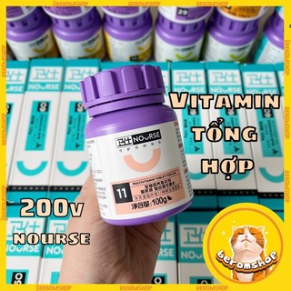 VIÊN NHAI NOURSE 11 VITAMIN CHO CHÓ MÈO 200 VIÊN GIÁ RẺ