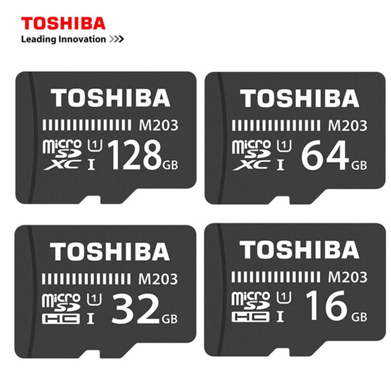 Thẻ Nhớ Micro SD TOSHIBA M203 Class 10 UHS-I U1 SDHC 16GB 32GB 64GB 128GB TF / microsd SD Micro 100M / S