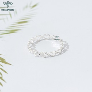 Nhẫn bạc nữ TLEE tim Empty heart mini TLEE JEWELRY A0240