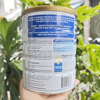 Sữa bột ENSURE ÚC 850g