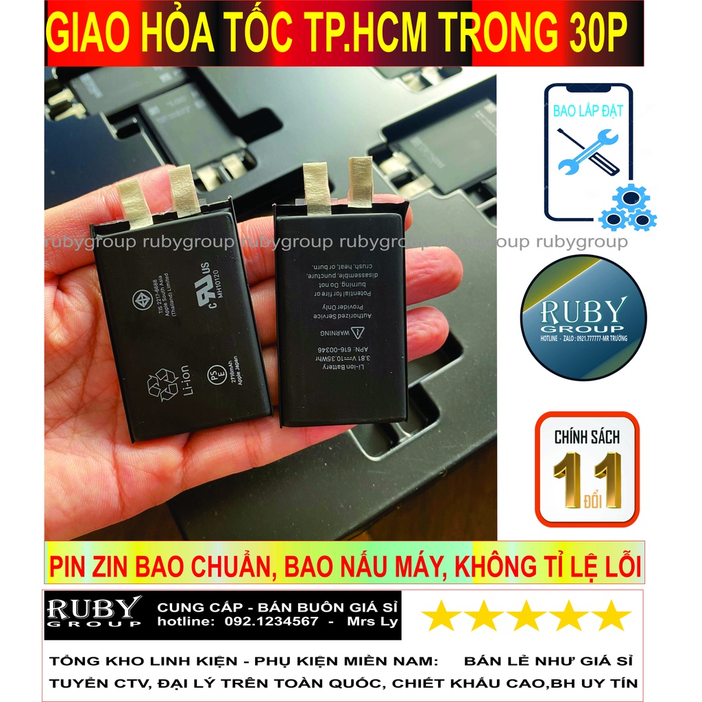 PIN IP, CÁP FIX PIN VÀ PHÔI PIN IP ZIN THẨM BAO NẤU MÁY TỪ IP 7 ĐẾN 13PM KHÔNG TỈ LỆ LỖI - BAO HÀN BAO RÁP - RUBYGROUP
