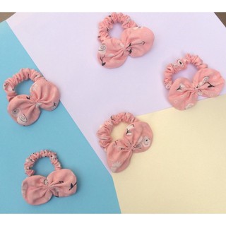 Dây cột tóc buộc tóc scrunchies nơ xinh xắn