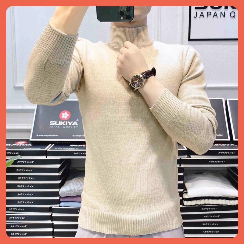 ÁO LEN CỔ 3 PHÂN- CHẤT ĐẸP