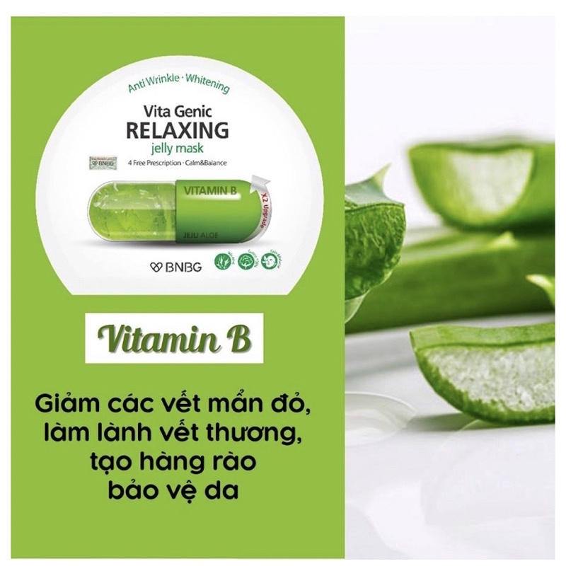 Mặt Nạ BNBG Vitamin B Hỗ Trợ Phục Hồi Da Hư Tổn 30ml