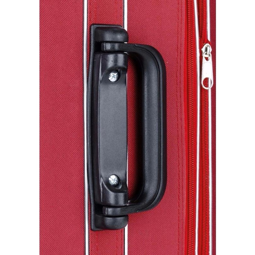 Vali Du Lịch Kéo Tay BI& TI Màu Đỏ Đô có nắp 20 và 22 Inch