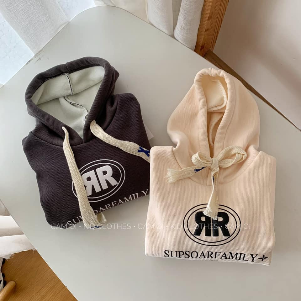 ÁO HOODIE CHẤT NỈ LÓT NHUNG MỊN THU ĐÔNG 2022